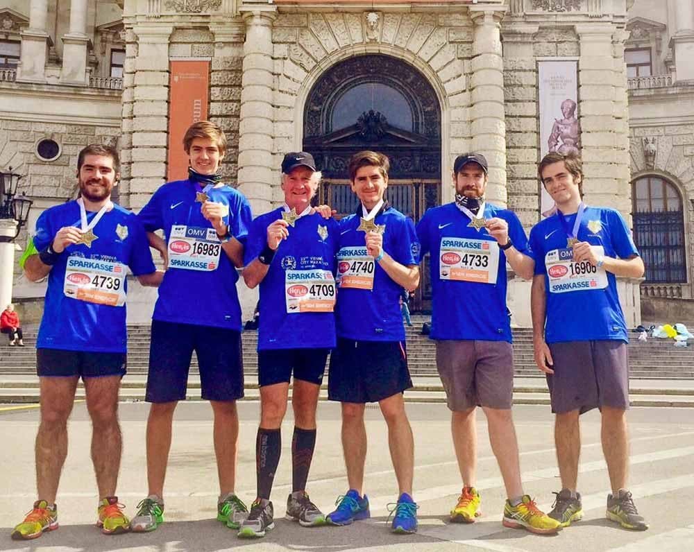 El Wolfpack en el Maratón de Viena, 2015